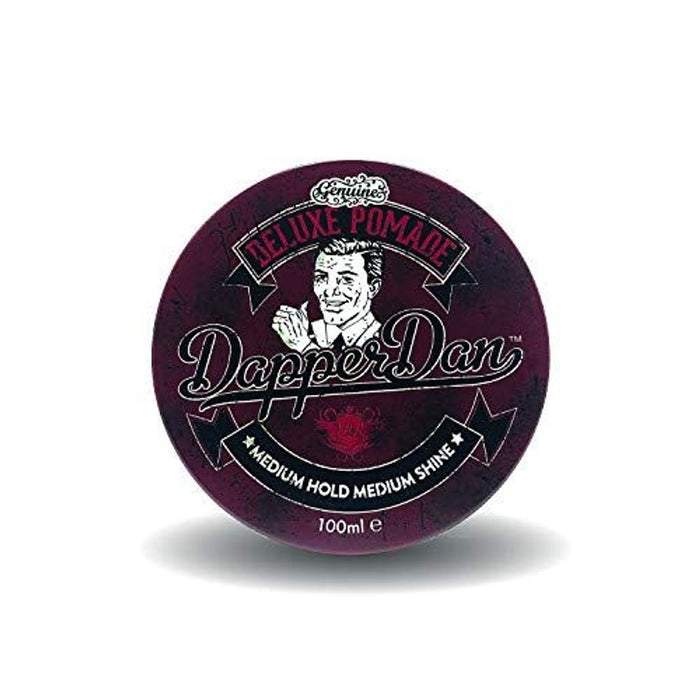 Dapper Dan Deluxe Pomade - Medium Hold, Medium Shine - 100ml