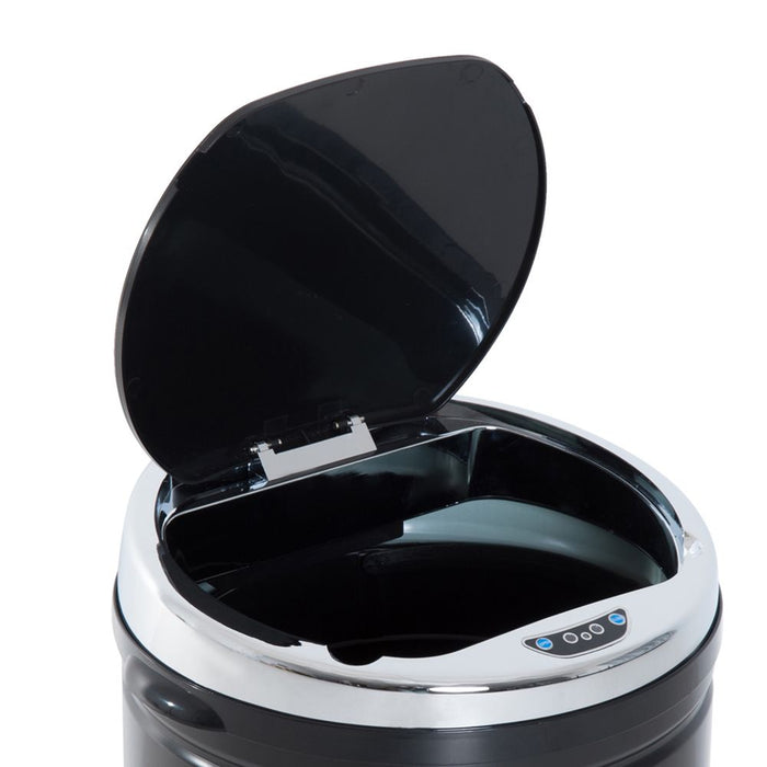 42L Sensor Trash Can W/ Bucket-Black