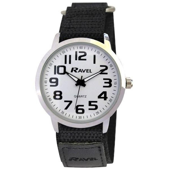 Ravel Mens Velcro Sports Bold Arabic Dial Watch R1601.64.12