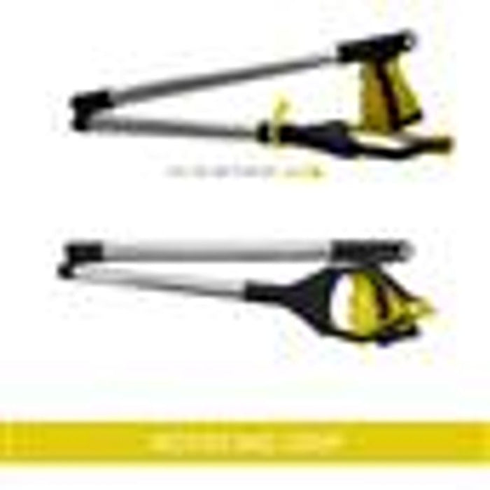 Folding Pick Up Tool - Yellow - High Quality - Perfect for Hard-to-Reach Areas - Easy to Use - Durable - Anti-Slip Grip - Rotating Head - Ergonomic Handle - Versatile Reacher