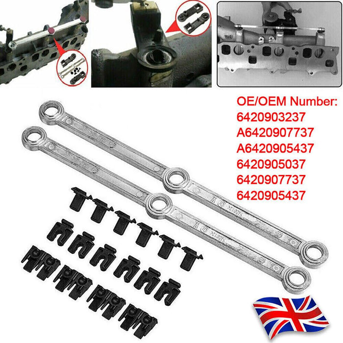 For Mercedes OM642 Intake Inlet Manifold Swirl Flap Repair Runner Connecting Rod