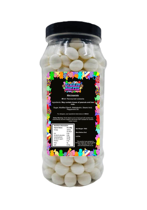 Delicious Mint Imperials - Retro Sweets Gift Jar