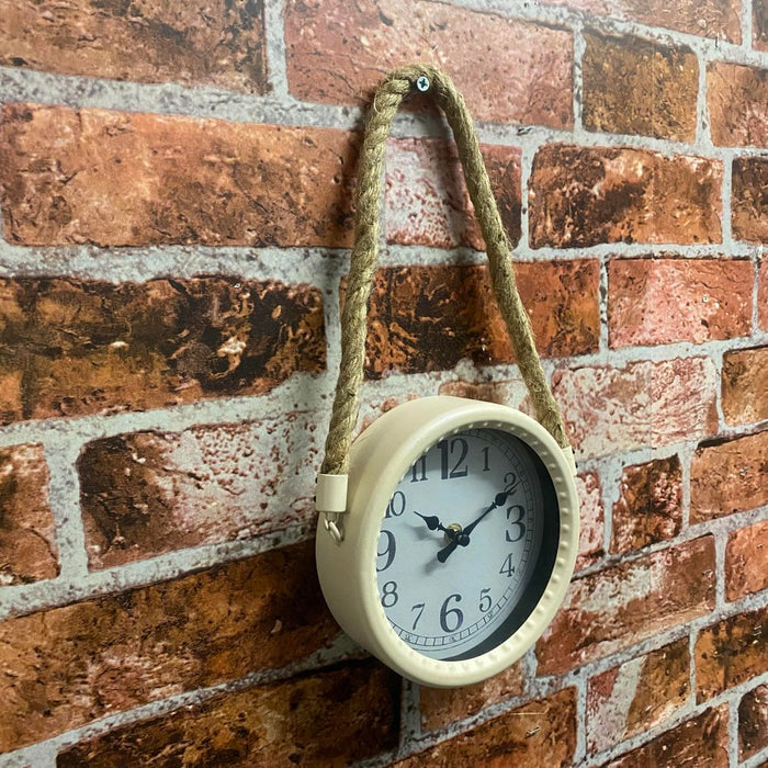 Time Flies 34CM Wall Clock | Hand Finished | AA Battery Required