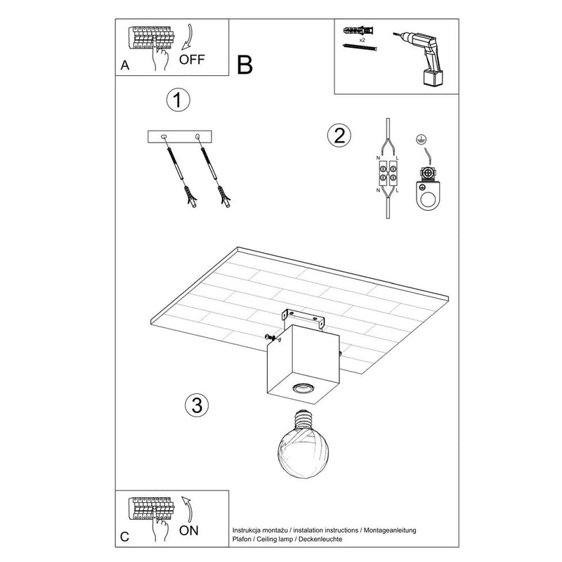 Premium Quality Wooden Ceiling Lamp - Scandinavian Design, E27 Socket