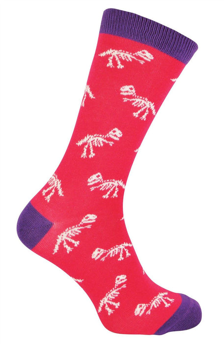 Mr Heron Animal Socks - Fun & Colorful Novelty Gift, Super Soft Bamboo, Colored Toe & Heel - 6-11 UK