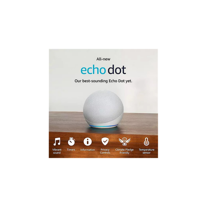 2022 AMZ ECHO DOT 5TH GEN - Best Quality Smart Speaker with Alexa - Clearer Sound & Smart Home Control