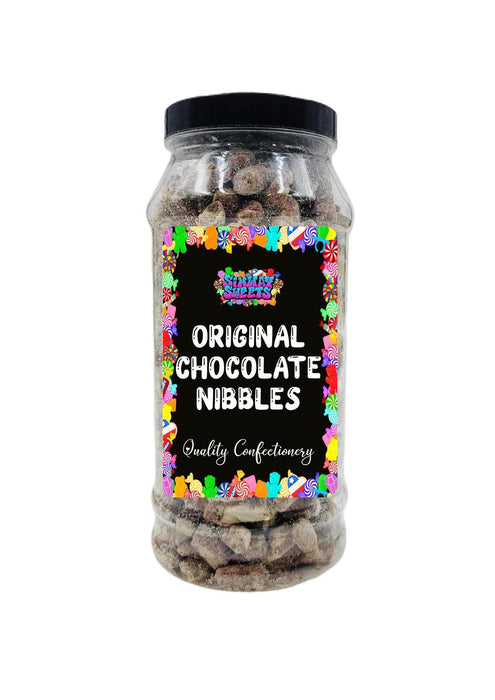 Original Choc Nibbles Retro Sweets Gift Jar - Mouthwatering Sweeties - Delivered to Your Door - Date Assured Stock