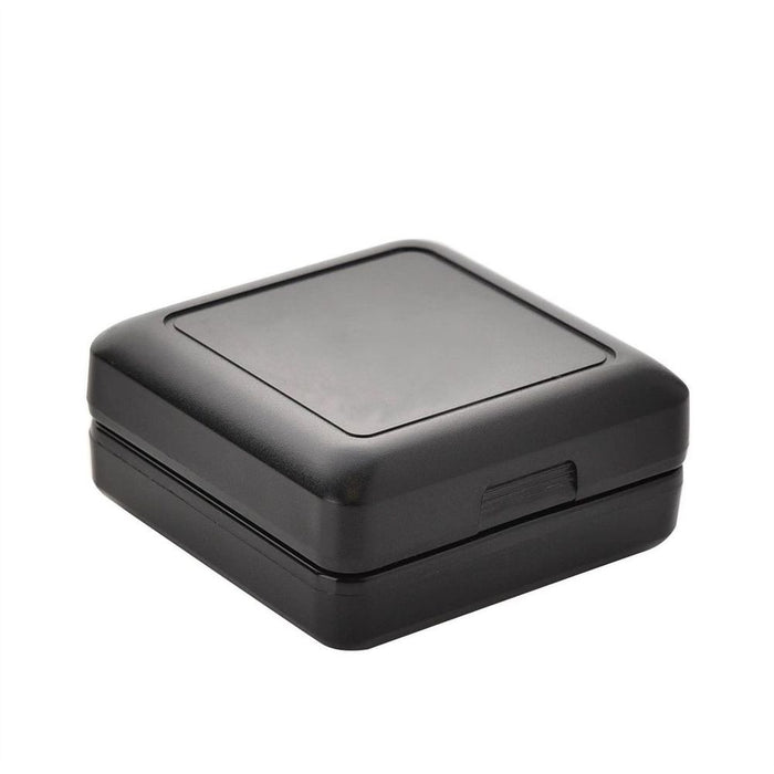 Wm Widdop Quartz Travel Alarm - Black case/dial