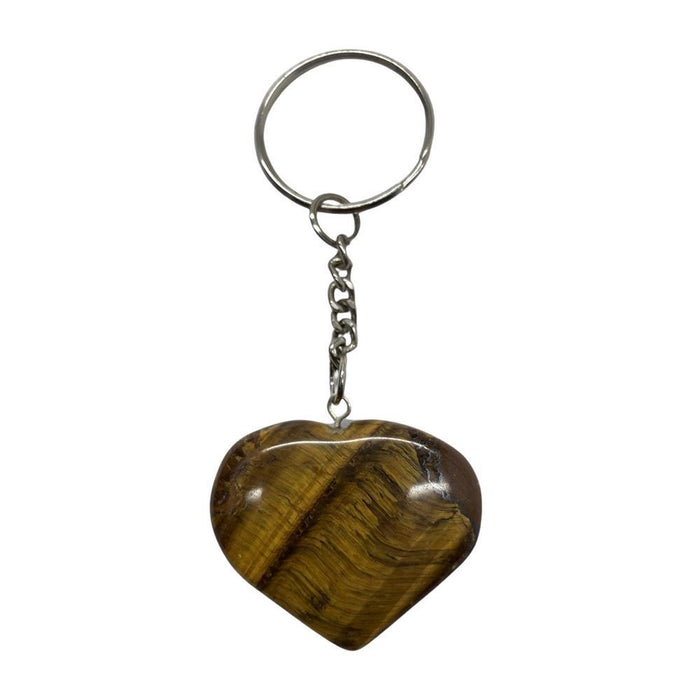 Crystal Heart Keychain, 10x3cm