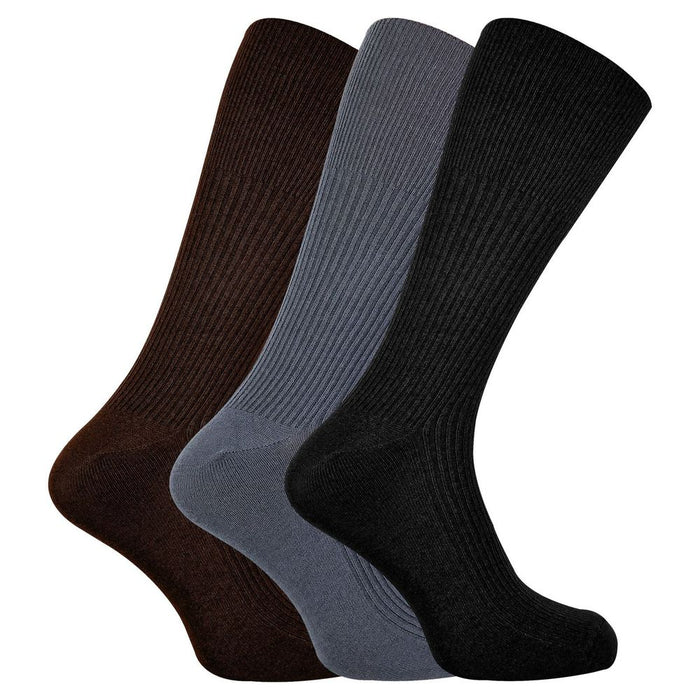 Premium Quality Non Elastic Cashmere Socks - 3 Pairs