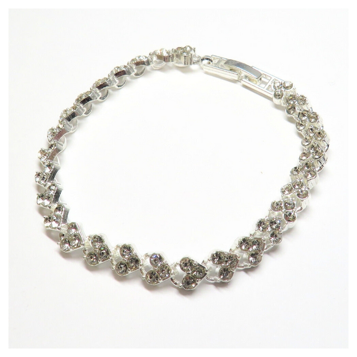 Diamante Heart Tennis Bracelet | Ideal Birthday or Christmas Gift