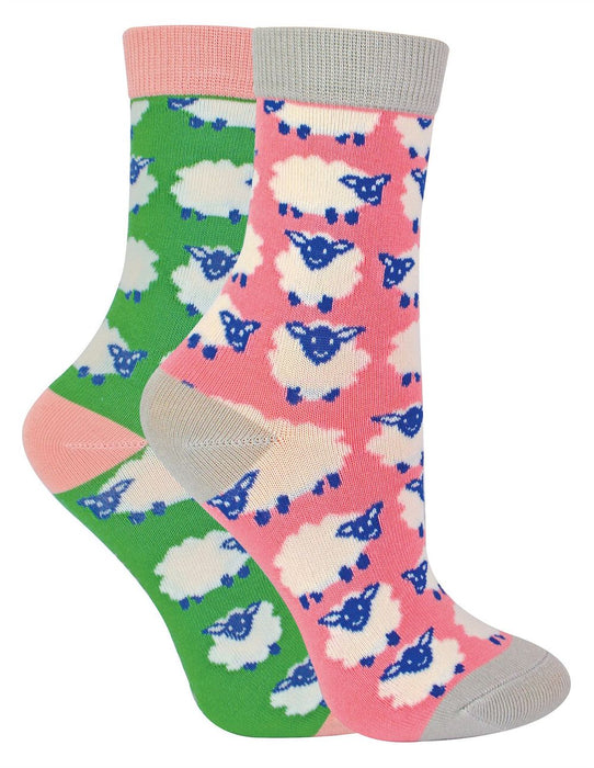 Miss Sparrow - Girls 2 Pack Bamboo Socks