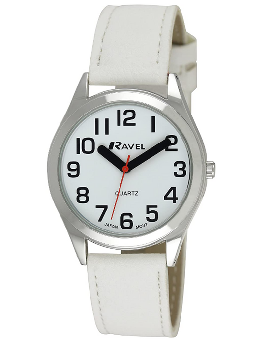 Ravel Mens Classic Strap White Watch R0125.04.1