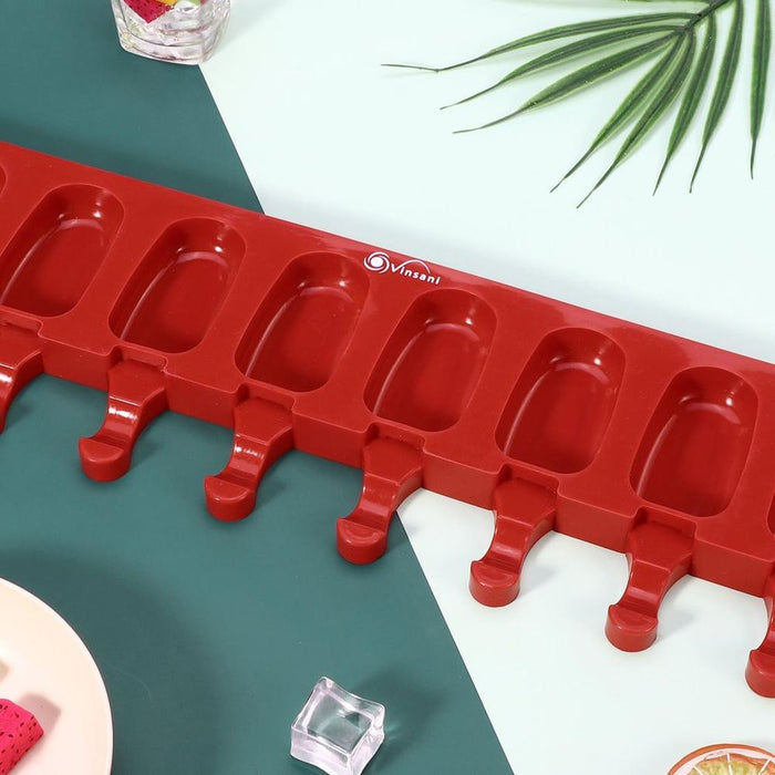 Homemade Ice Lolly Maker - Create Colorful, Healthy Popsicles - High Quality Silicone - Easy to Clean