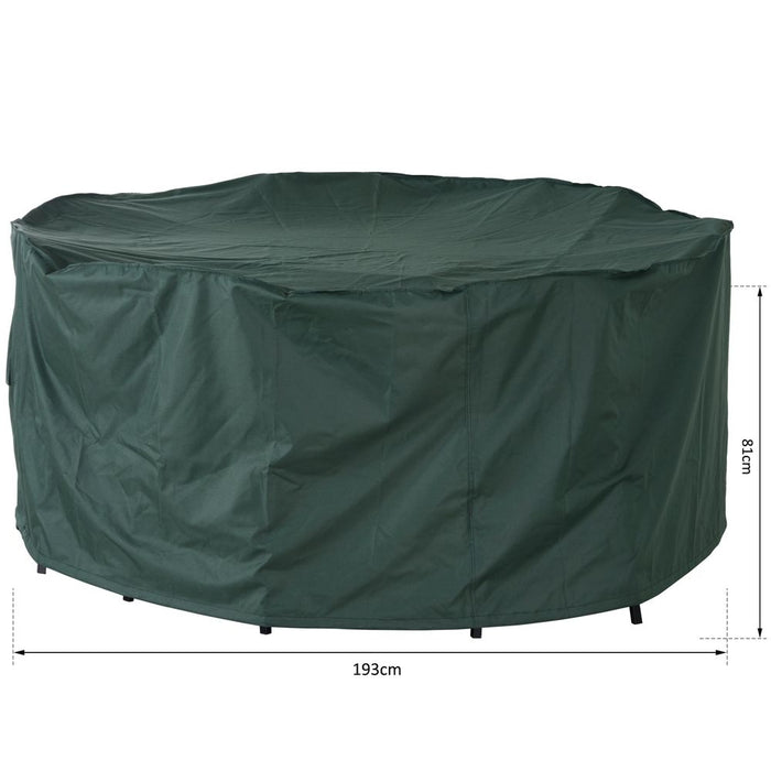 600D Waterproof Outdoor Furniture Cover | Durable PVC Coated | Green | Protect Patio Sets