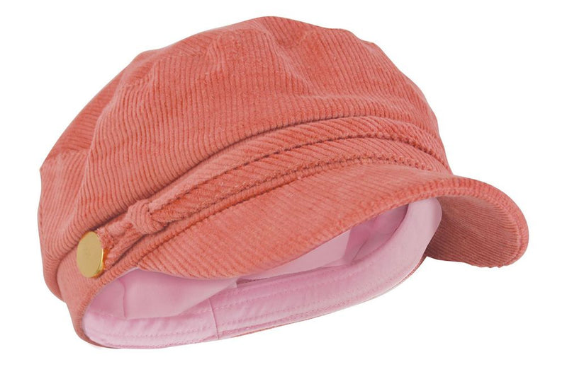 Ladies 100% Cotton Cord Denim Flat Cap