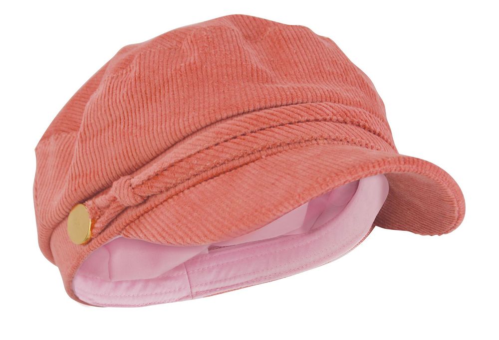 Ladies 100% Cotton Cord Denim Flat Cap