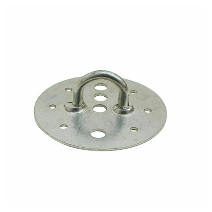 Premium Steel Ceiling Hook Plate for Chandelier Bracket - Heavy Duty, Easy Install - Silver - High Quality