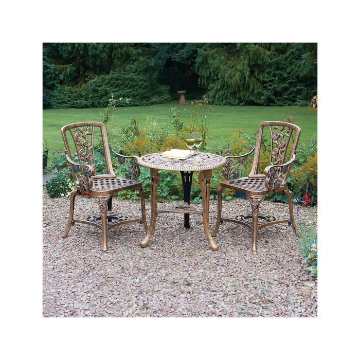 Rose Armchair Patio Set - Bronze