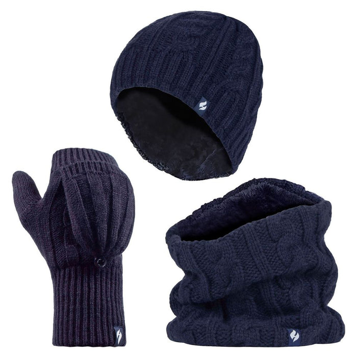 Heat Holders - Ladies Set - Hat / Converter Glove / Neckwarmer