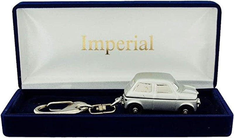 Premium Silver Mini Car Keychain Clock - CLEARANCE SALE! Limited Stock, Unboxed - RE-BATTERY Required