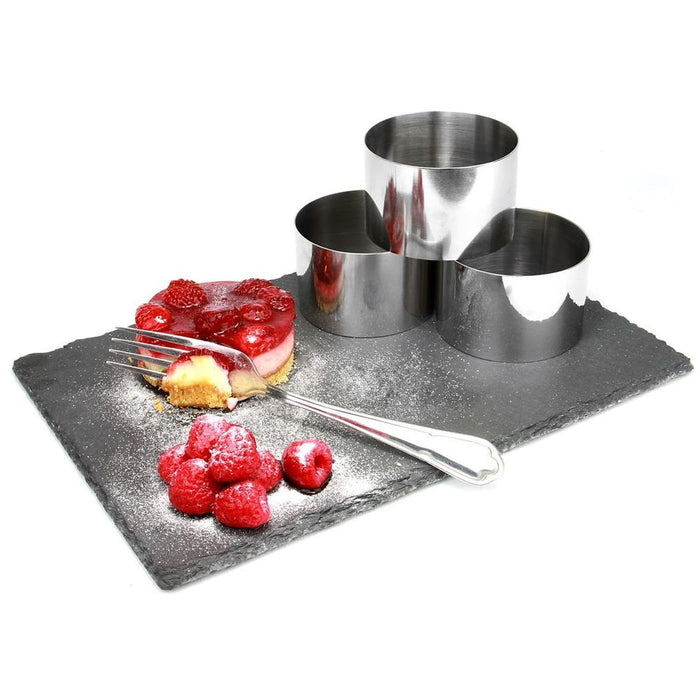 Restaurant Style Cooking & Dessert Rings - 8 Piece | High Quality