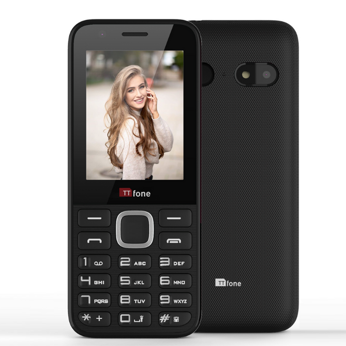 TTfone TT240 Easy-to-use Mobile Phone + Charger & O2 Pay As You Go Sim Card - Best Quality!