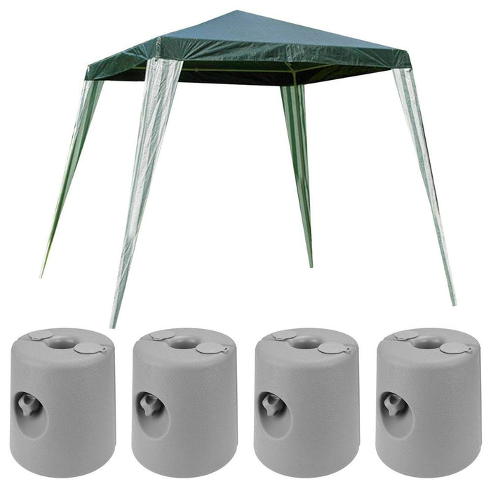 Durable Gazebo Set | Waterproof Canopy | Sturdy Steel Frame | Easy Installation | Includes Weights