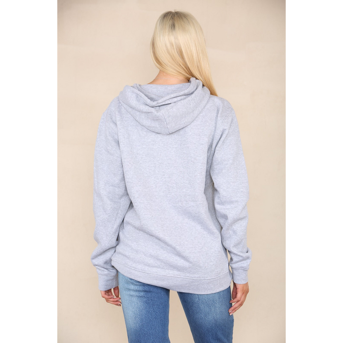 Ladies Oversized Hoodie With Relax Graphics