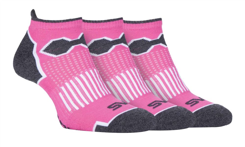 Storm Bloc - 3 Pairs Ladies Bright Sport Trainer Socks