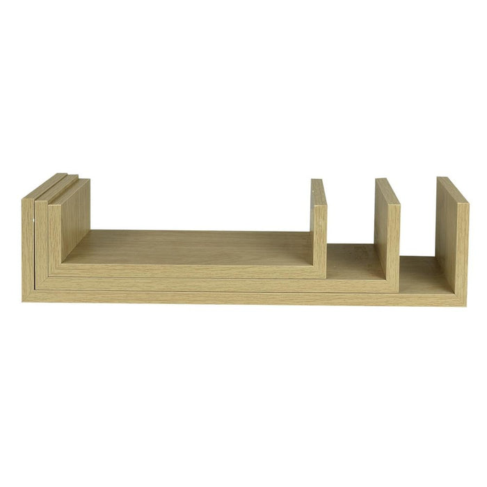 Floating Wood Wall Shelves Home Furniture - Storage, Display, Quality - easy install, invisible fittings - 26cm, 34cm, 42cm