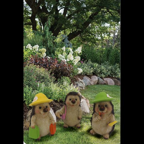Set of 3 Hedgehog Ladies