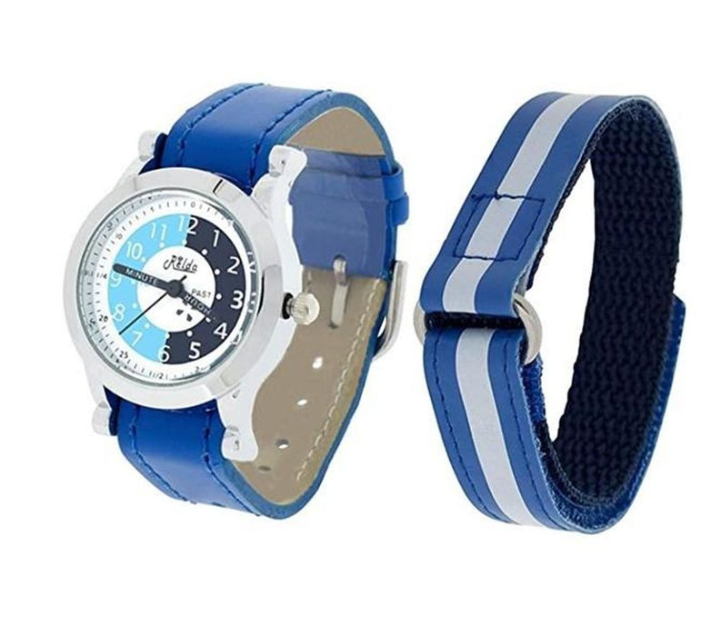 Relda Children's Analogue Velcro Strap Boy's Watch with extra strap - REL87