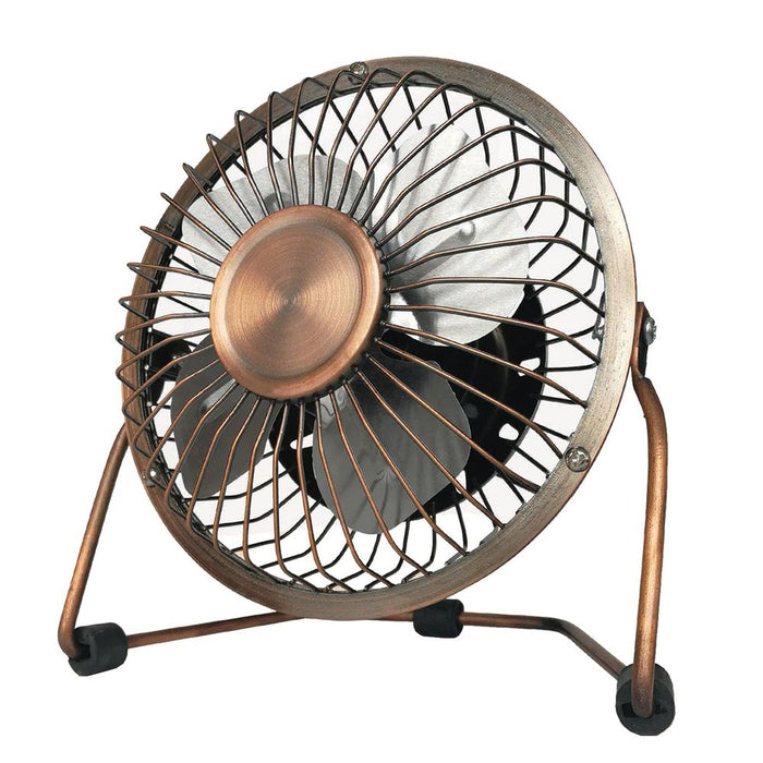 ASAB 4 Inch USB Desk Fan - Strong, Quiet & Safe - Perfect for Workstations & Hot Summer Days