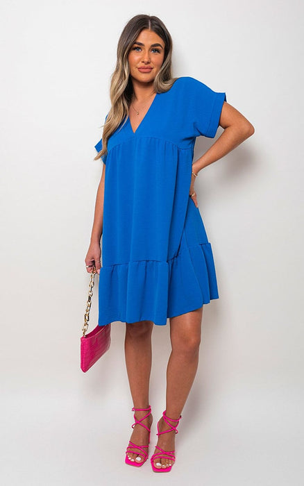 Timeless V Neck Tiered Dress