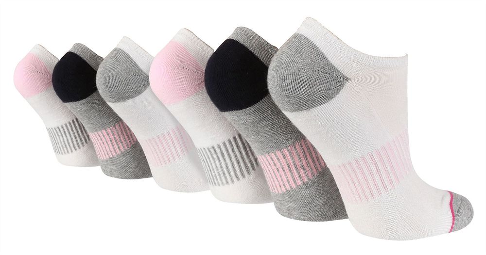 6PK - Wildfeet Sport Trainer Socks