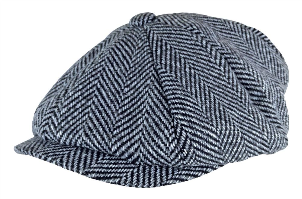 Premium Mens Baker Boy Hat - Thinsulate Lined Wool Newsboy Cap