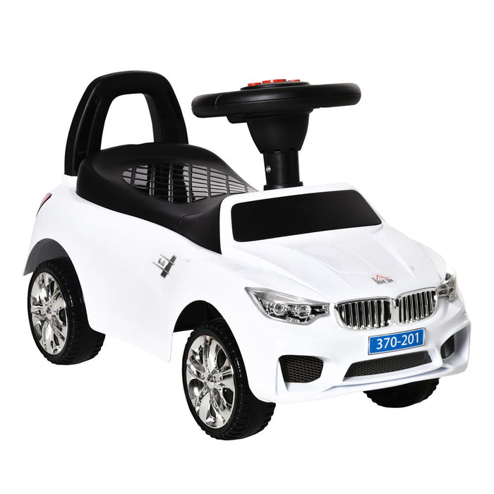 Stylish Red Ride-On Car for Baby & Toddler | Foot to Floor | Anti-Overturning | Under-Seat Storage