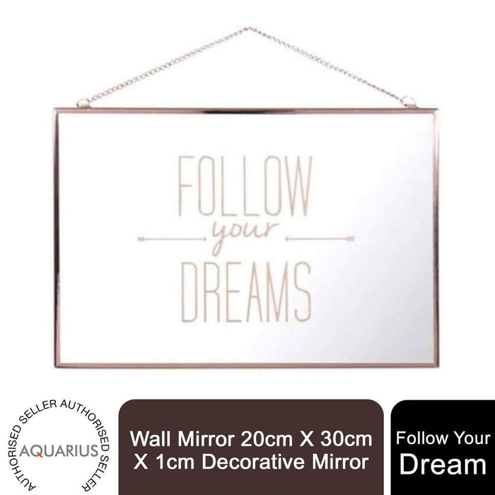 20x30x1cm Decorative Dream Mirror - High Quality, Motivational Wall Décor