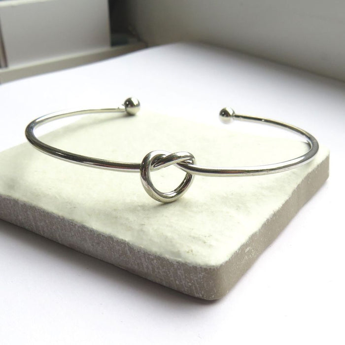 Silver Knot Bangle | Ideal Birthday or Christmas Gift