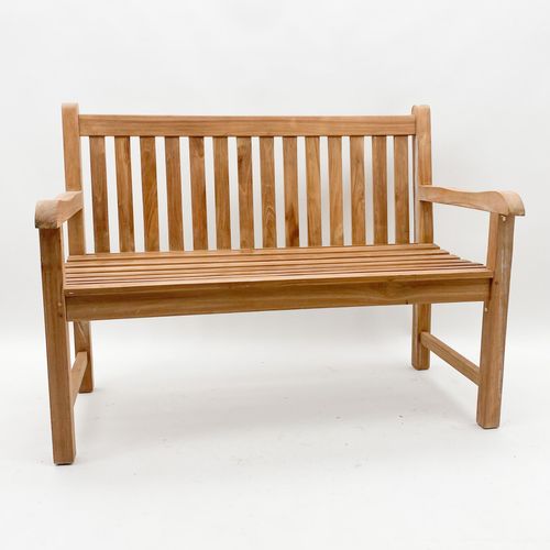 120CM 2 SEAT STRAIGHT BACK BENCH