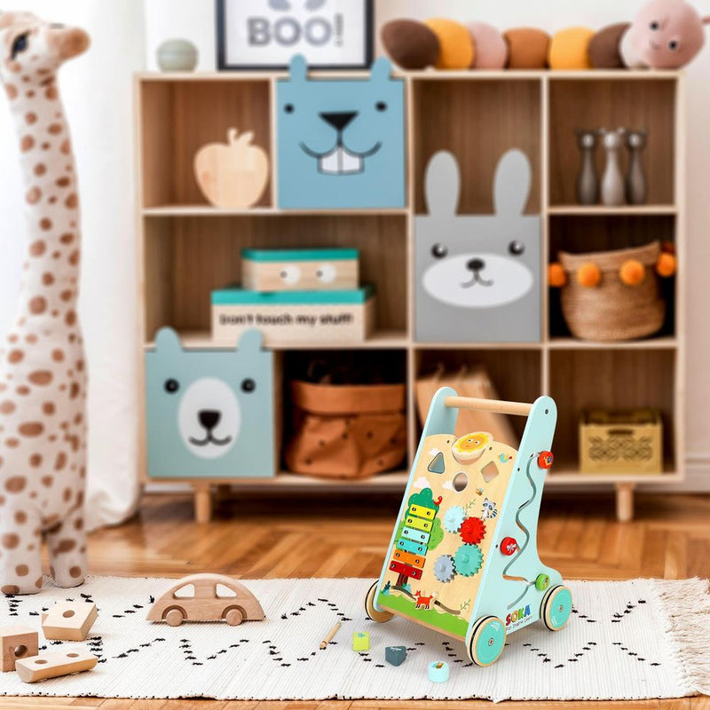 SOKA FOREST WALKER: Durable, Non-slip, 3 Blocks - Perfect for Little Wanderers!