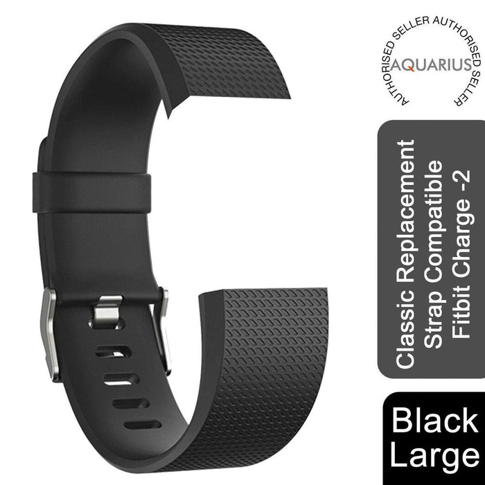 Fitbit Charge 2 Classic Adjustable Replacement Straps - Small | Large