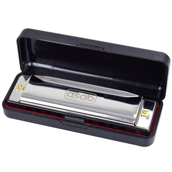 Classic Metal 10-Hole C Harmonica | Professional Quality Music Instrument