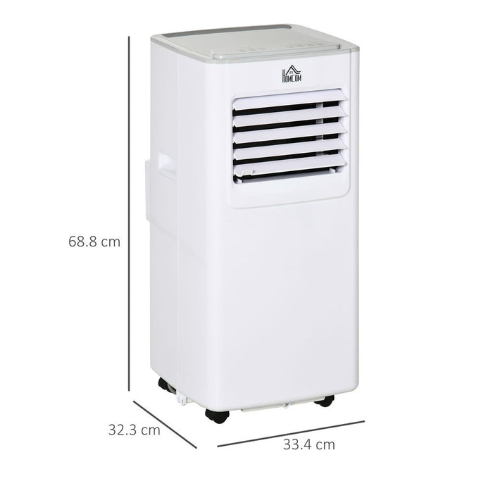 7000 BTU Mobile Air Conditioner Indoor Portable AC Unit w/ RC, White