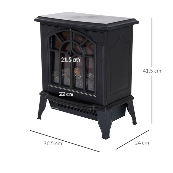 Electric Heater, 1000W/2000W-Black