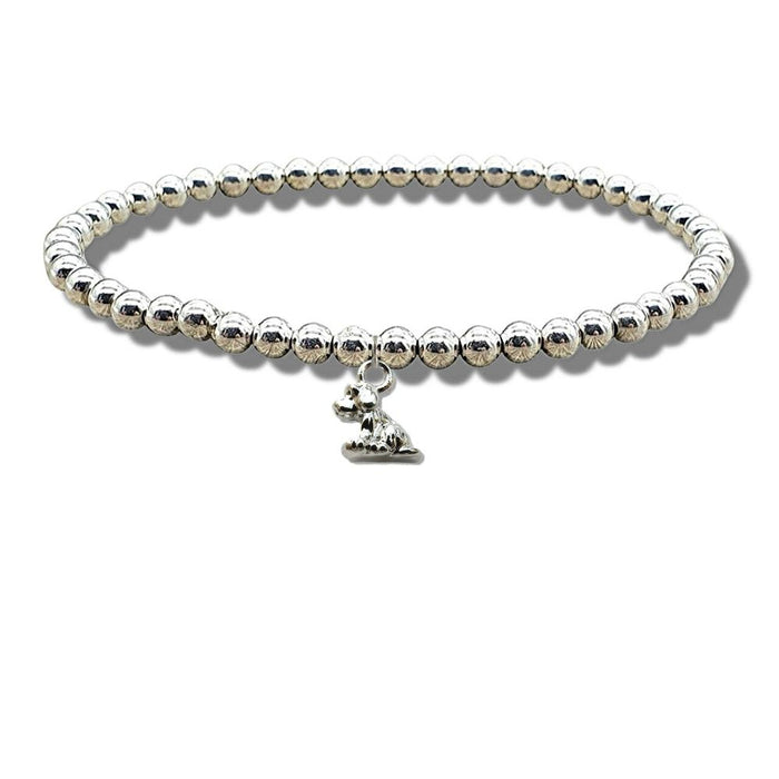 Premium Quality Silver Dog Bracelet - Great Gift!