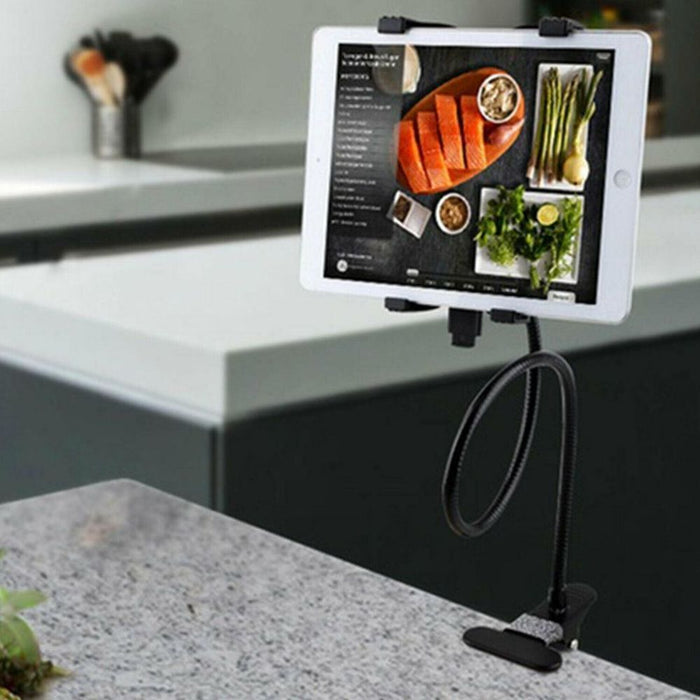 Aquarius 360 Degree Clamp Tablet Holder - Blue | Free Your Hands & Enhance Productivity