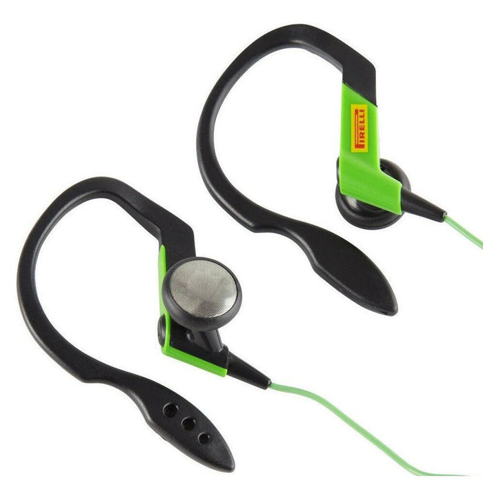 Pirelli Ear Clip Sports Headphones Bass Pipe Design 3.5mm Stereo Jack 15mm Unit