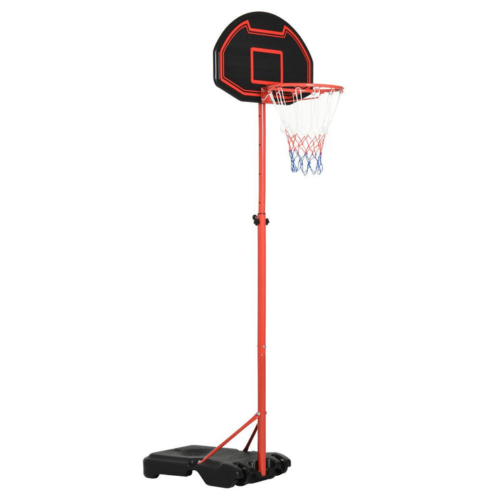 High-Quality Adjustable Basketball Hoop w/ Wheels - 200-250cm - Trusted Seller - Great for Kids HOMCOM